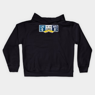 Dodgers Yankees 5th Inning World Series Kids Hoodie